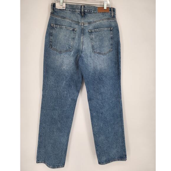 PacSun Boyfriend Distressed High-Rise Jeans Light Wash Women’s Size 30 NWT - Picture 12 of 12
